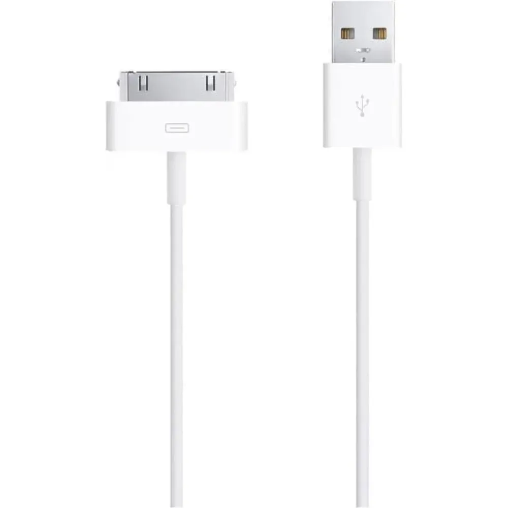 Apple 30Pin auf USB-A Kabel - Weiss Apple 30Pin auf USB-A Kabel - Weiss