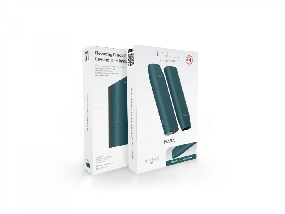Levelo Nara Silicone Case For IQOS Iluma One 2023 - Green