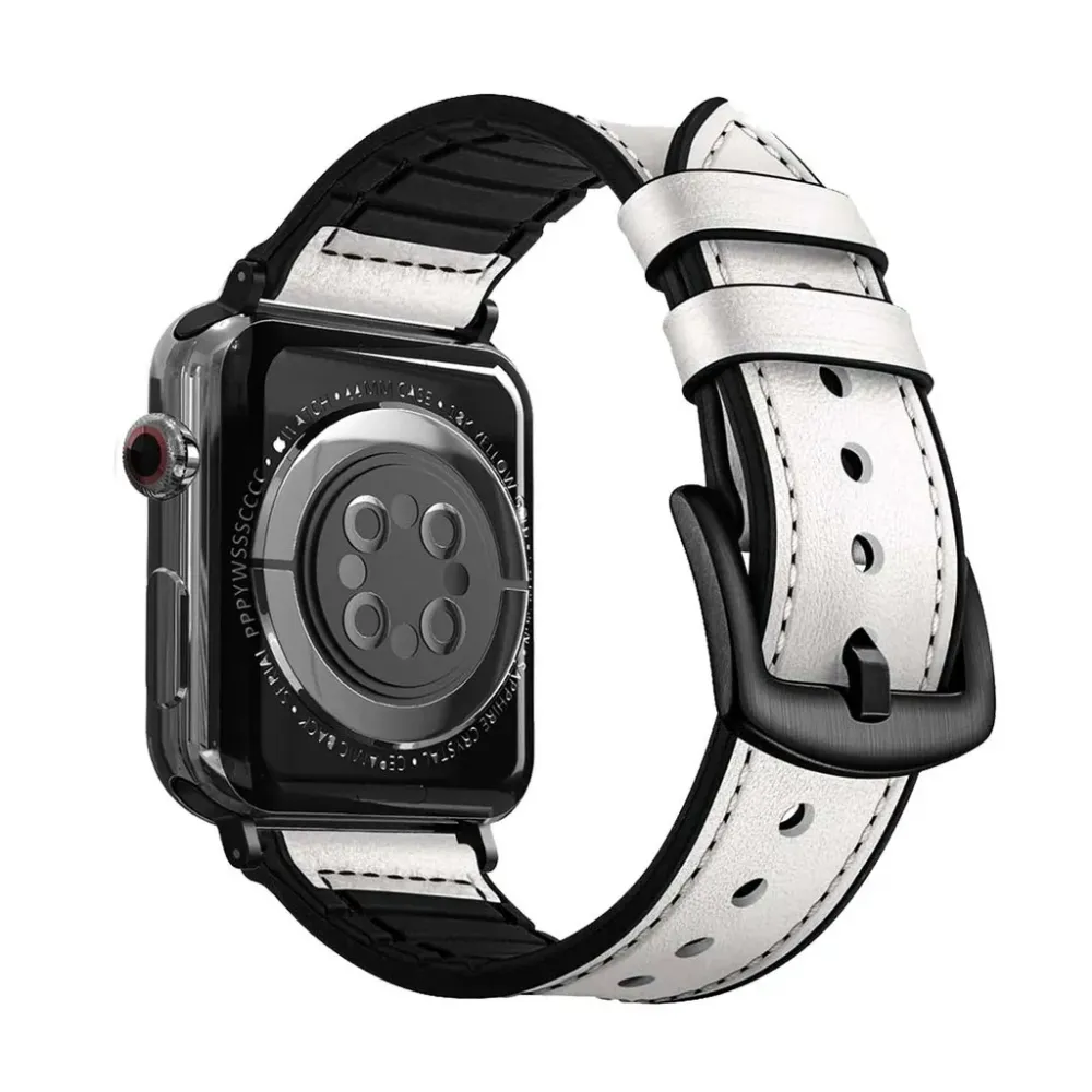 Porodo iGuard Leather Silicone Band