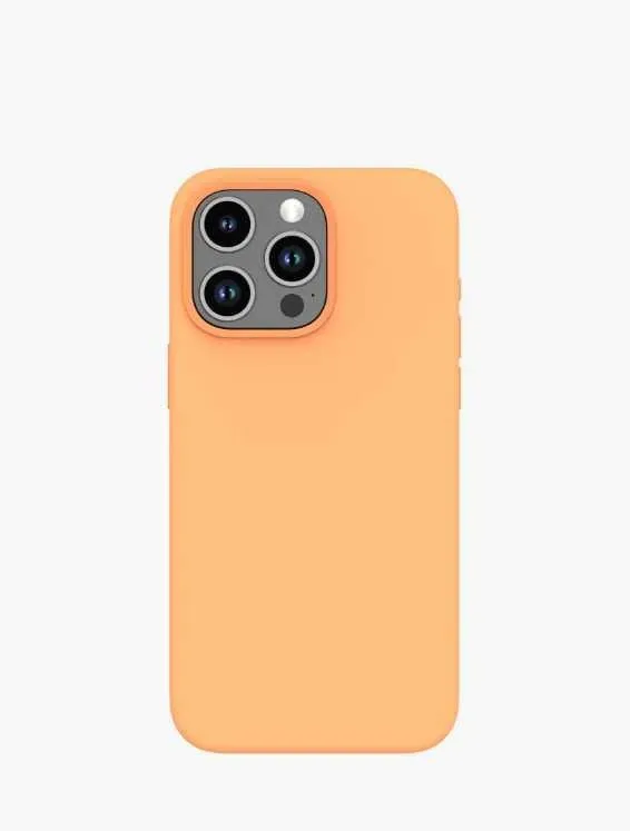 Green Lion Magsafe Silicone Ultra Soft Case for iPhone 15Pro Max - Orange