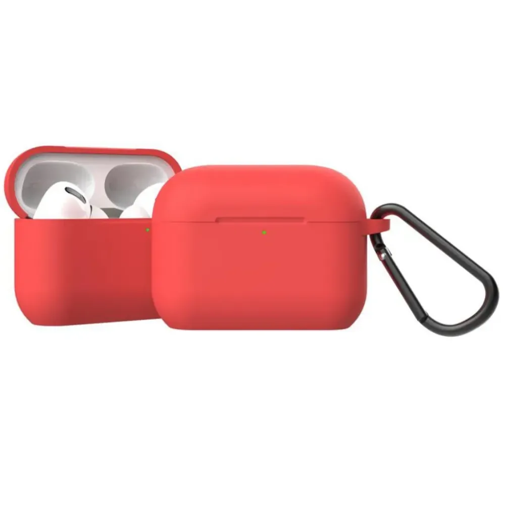 Green Lion Silikonhülle der Berlin-Serie für Apple Airpods Pro - Rot