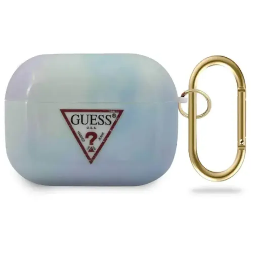 Guess Tie and Dye Hülle für Airpods Pro - Blau