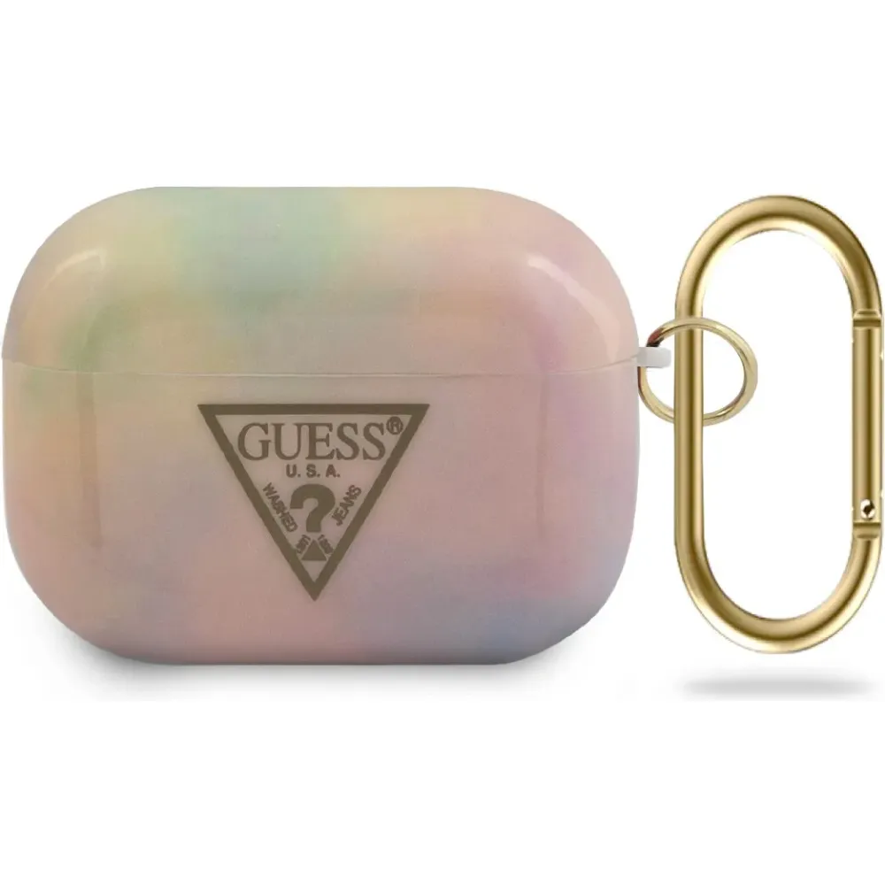 Guess Tie and Dye Hülle für Airpods Pro - Rosa