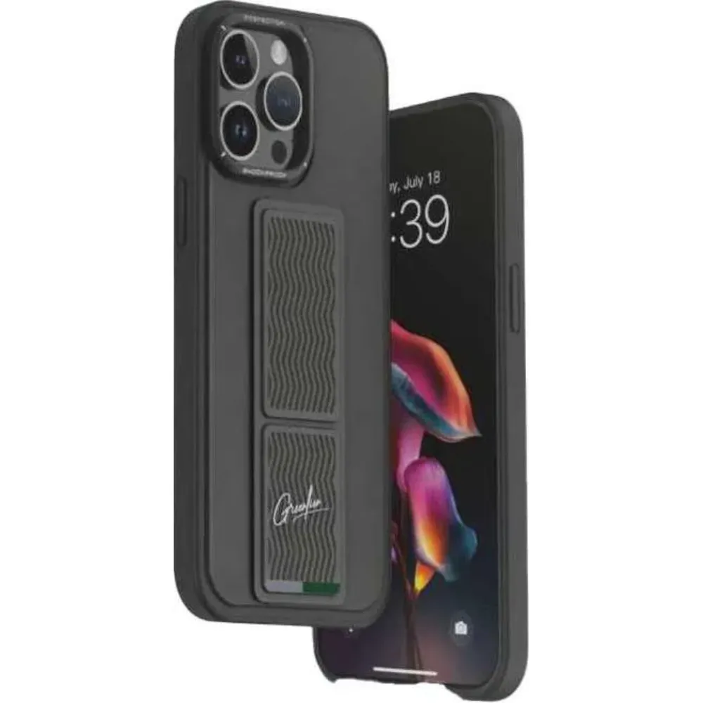 Green Lion GripX Hülle für Apple iPhone 15 Pro Max - Grau