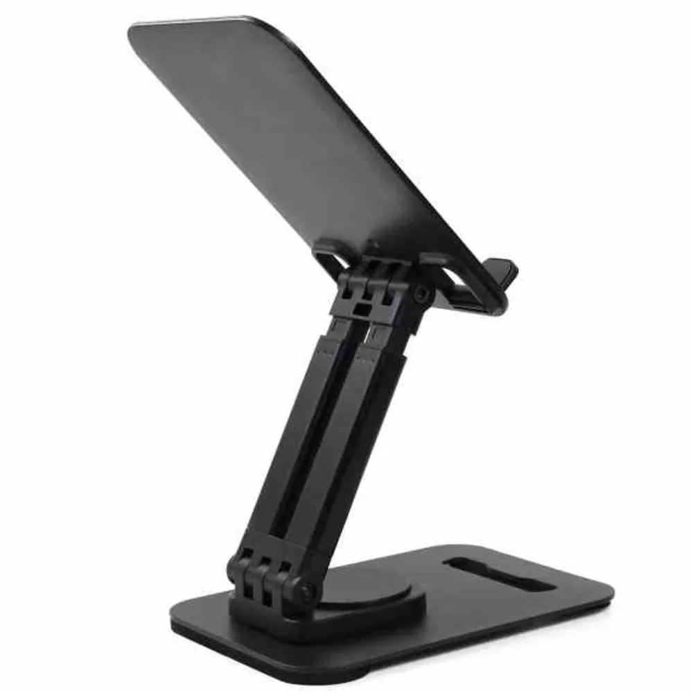 Porodo Drehbarer und faltbarer Tablet Ständer - Schwarz