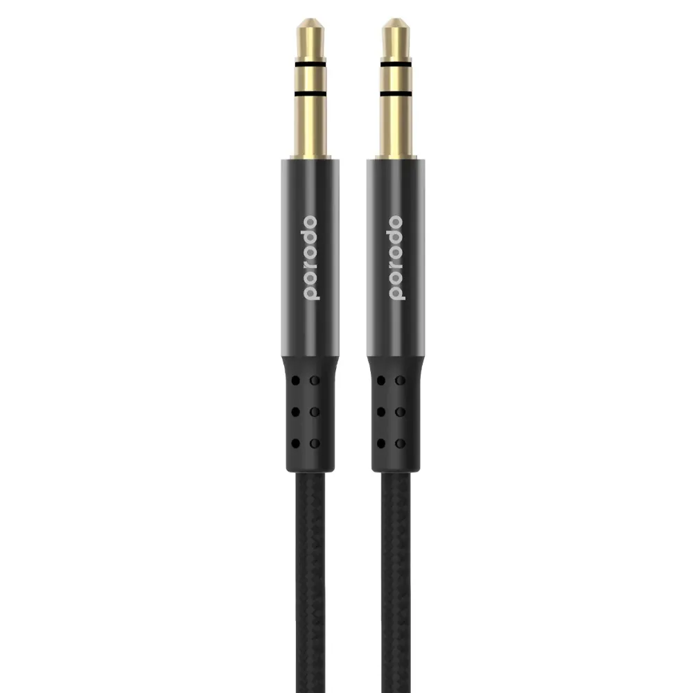 Porodo Metal Braided AUX Cable