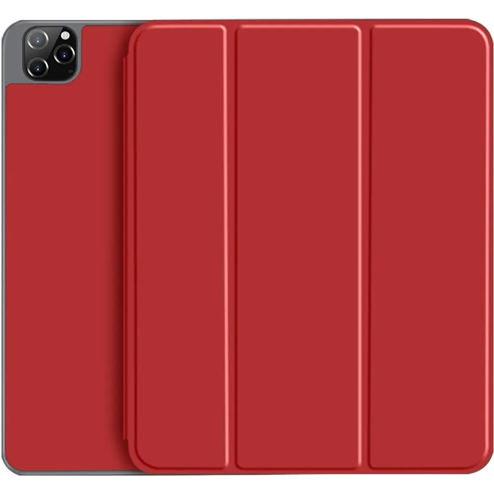 Green Lion Lederhülle für Apple iPad 12.9 (2020) - Rot