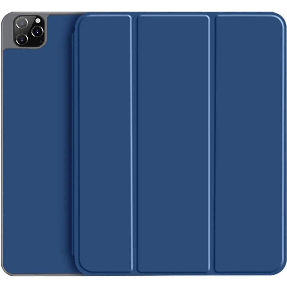 Green Lion Lederhülle für Apple iPad 12.9 (2020) - Blau Green Lion Lederhülle für Apple iPad 12.9 (2020) - Blau