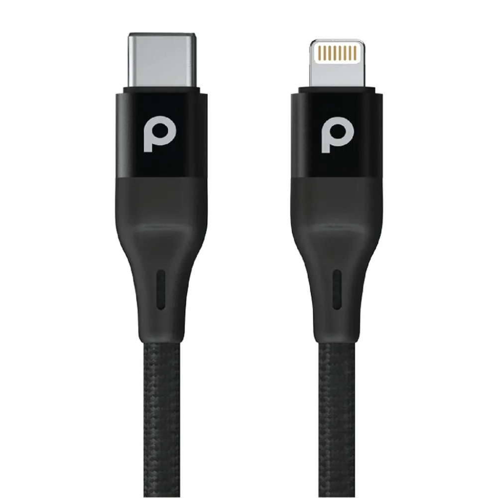 Porodo Braided USB-C to Lightning Cable