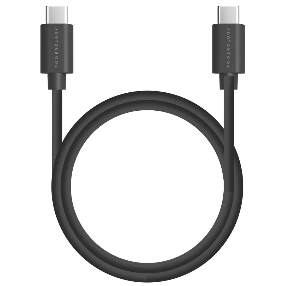 Powerology PVC Typ-C auf Typ-C PD Kabel
