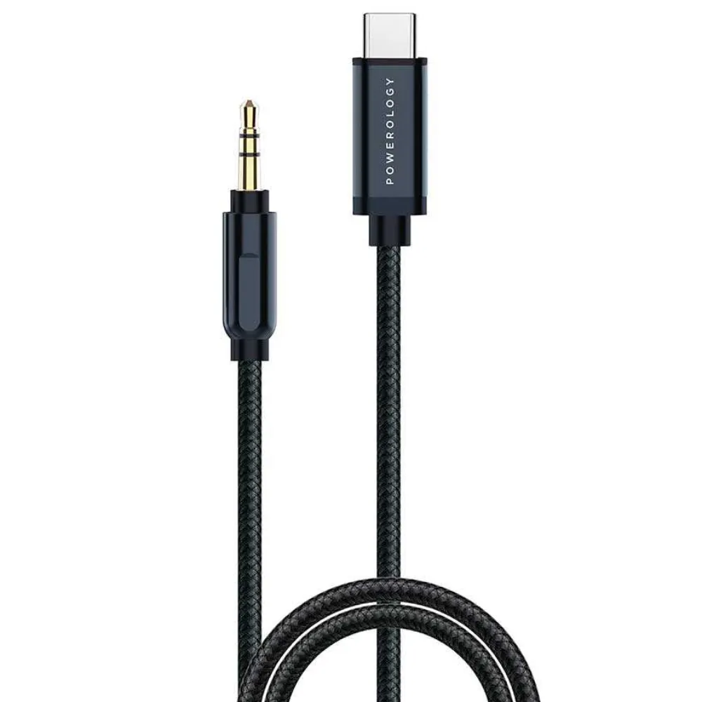 Powerology USB-C auf 3.5mm AUX Kabel