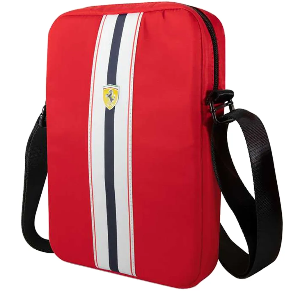 Ferrari Pista Metall Logo Tablet Tasche 10 - Rot