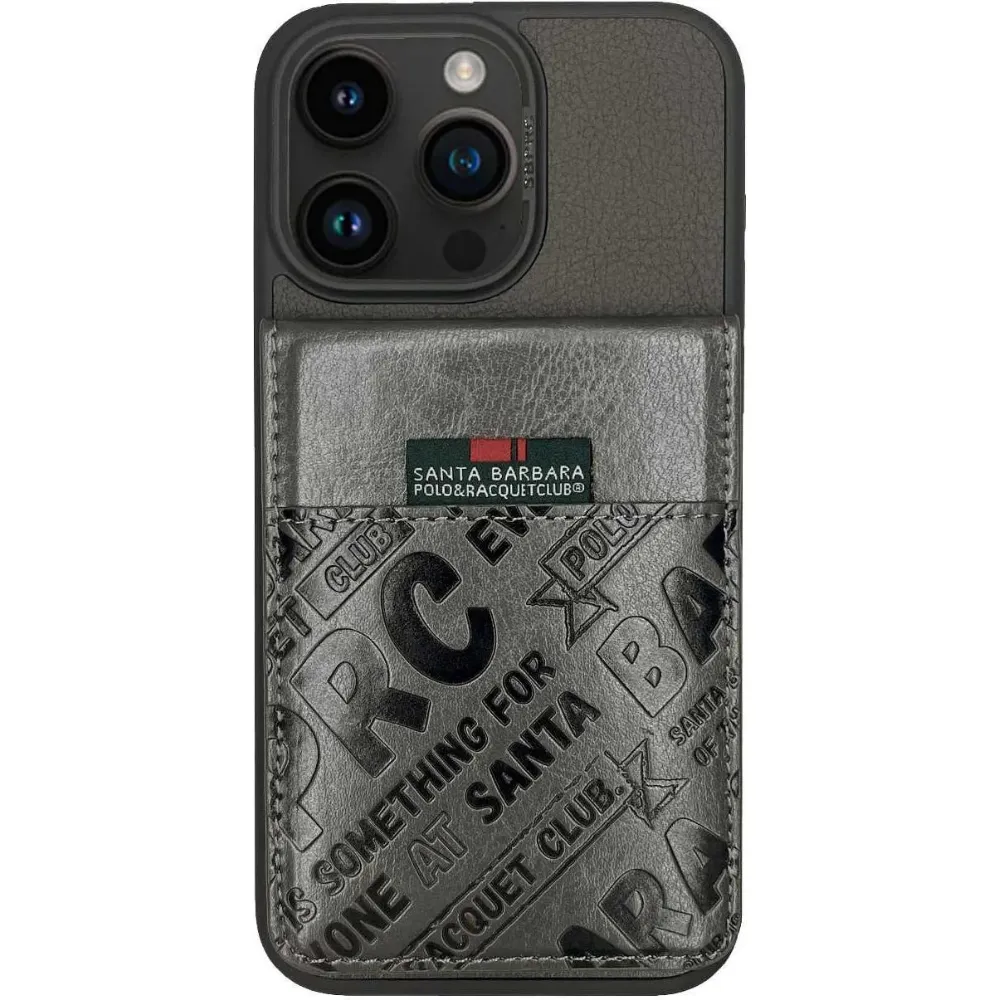 US Polo Hulda Hülle für Apple iPhone 15 Pro - Grau