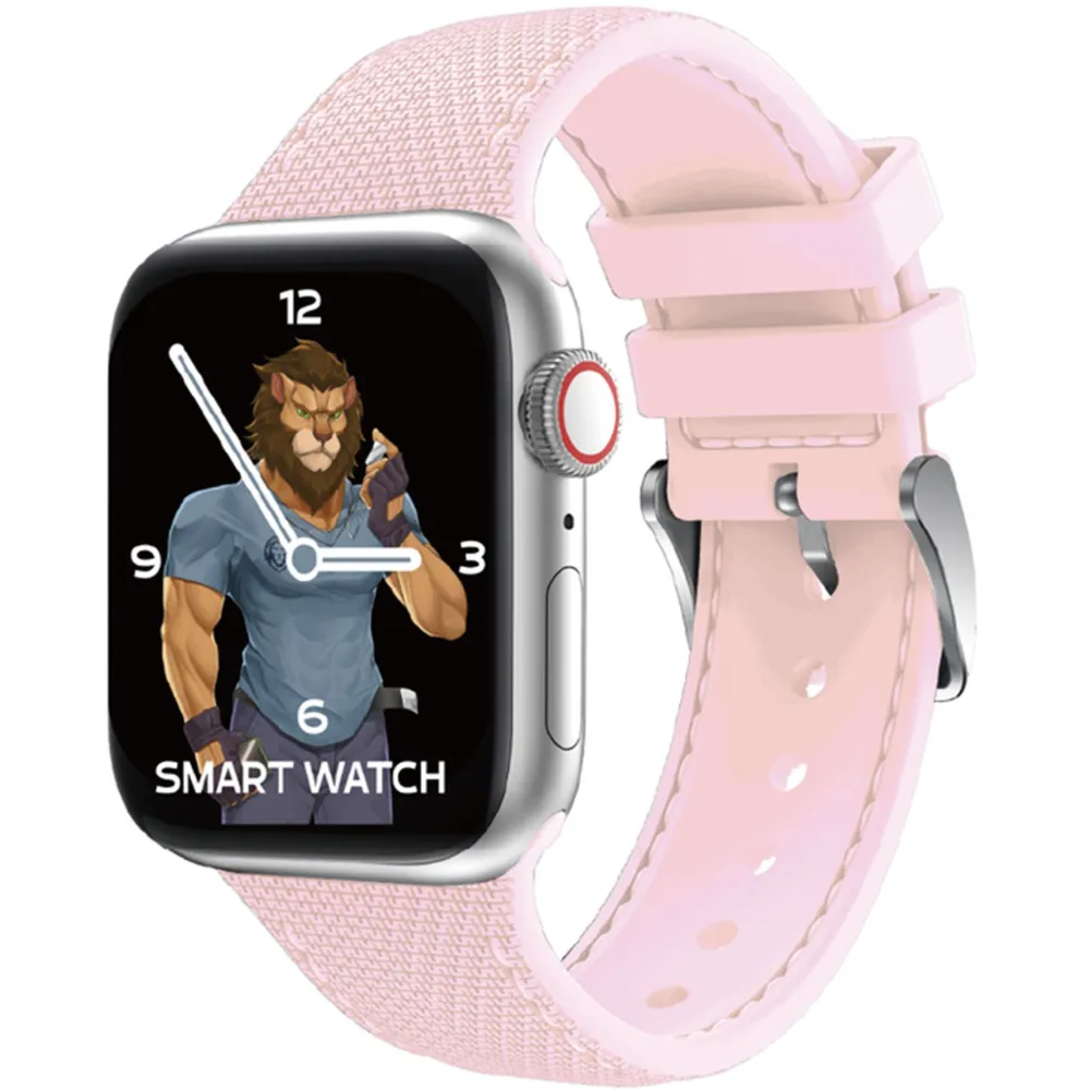 Green Lion Silikon für Watch 42/44 mm - Rosa