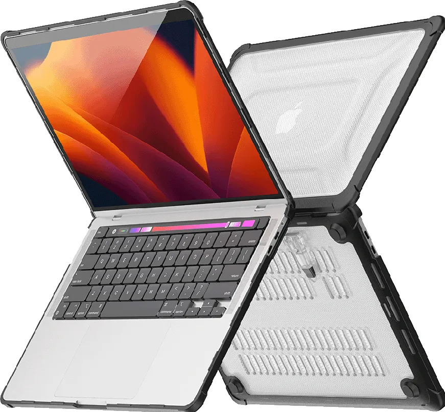 Levelo Espectro Macbook Air13.3 Case - Black
