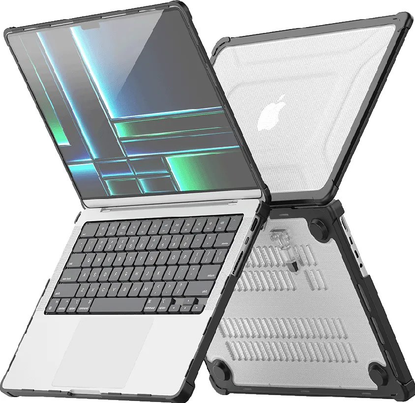 Levelo Espectro Macbook Air15.3 Case - Black