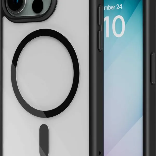Levelo MagSafe Solo Case For iPhone 15 - Black