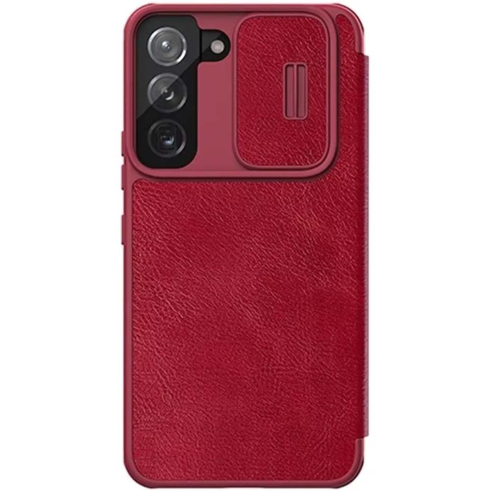 Nillkin Samsung Galaxy S22+ Lederhülle - Rot