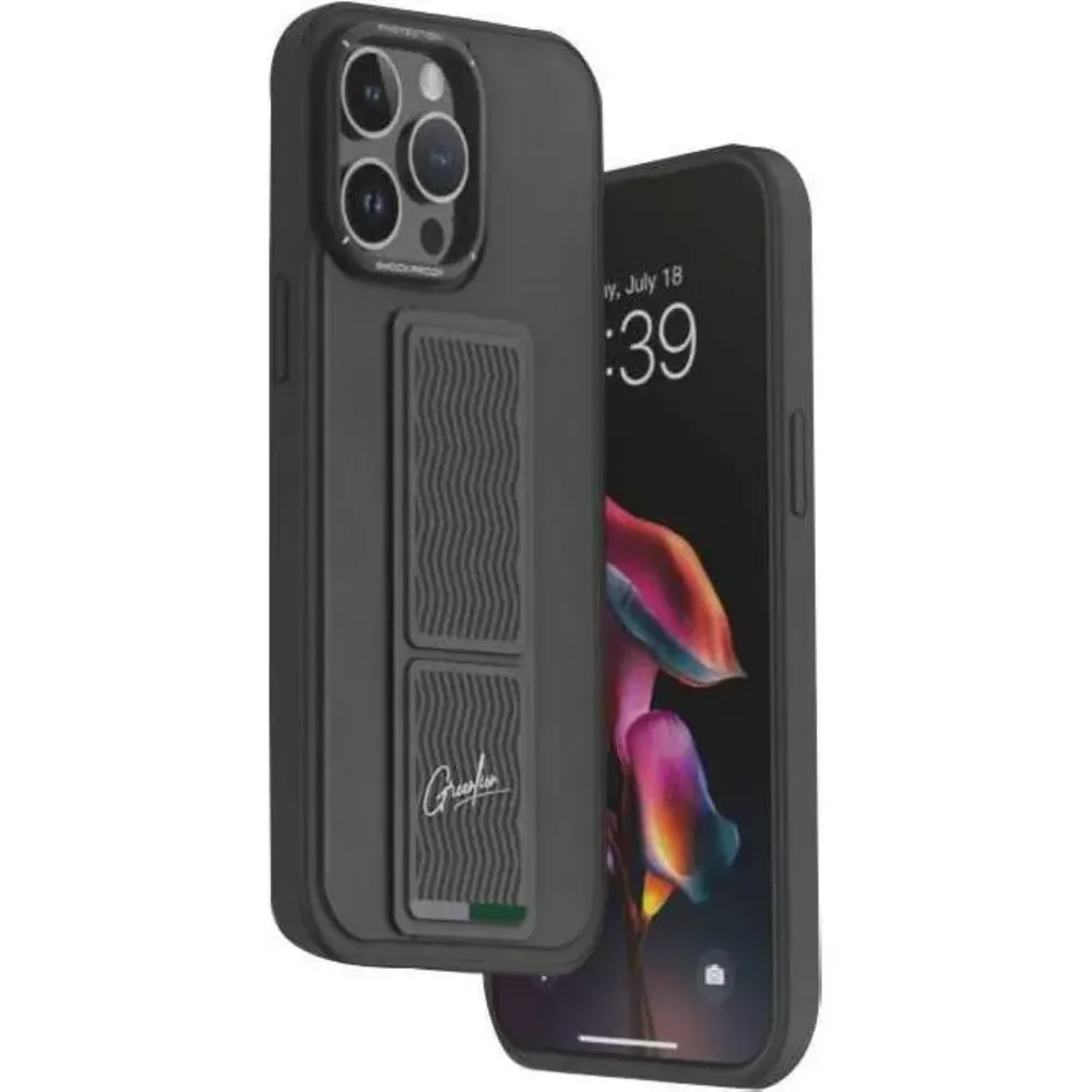 Green Lion GripX Hülle für Apple iPhone 15 Pro - Grau