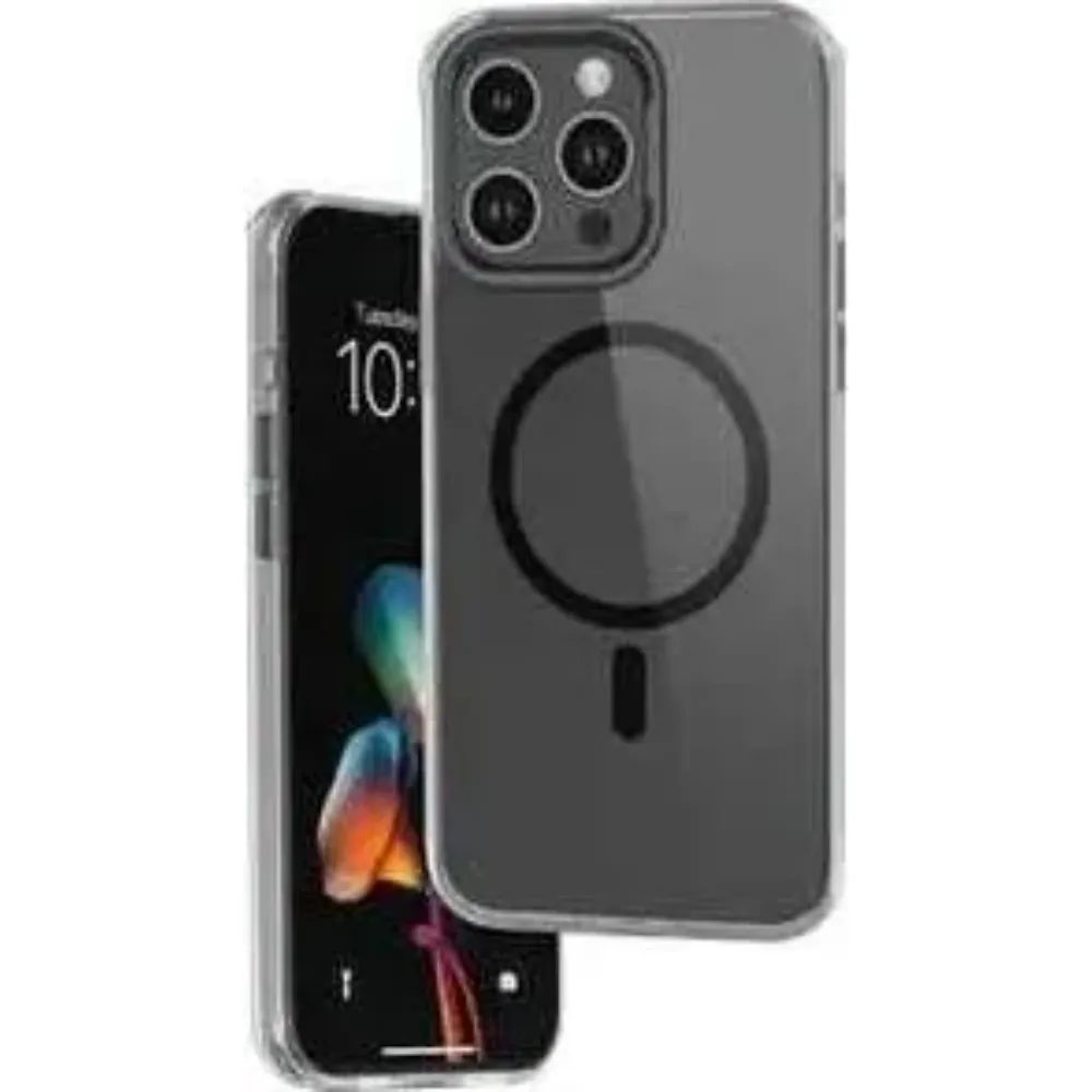 Green Lion Tough Guard Magsafe Hülle für Apple iPhone 15 Pro Max - Schwarz