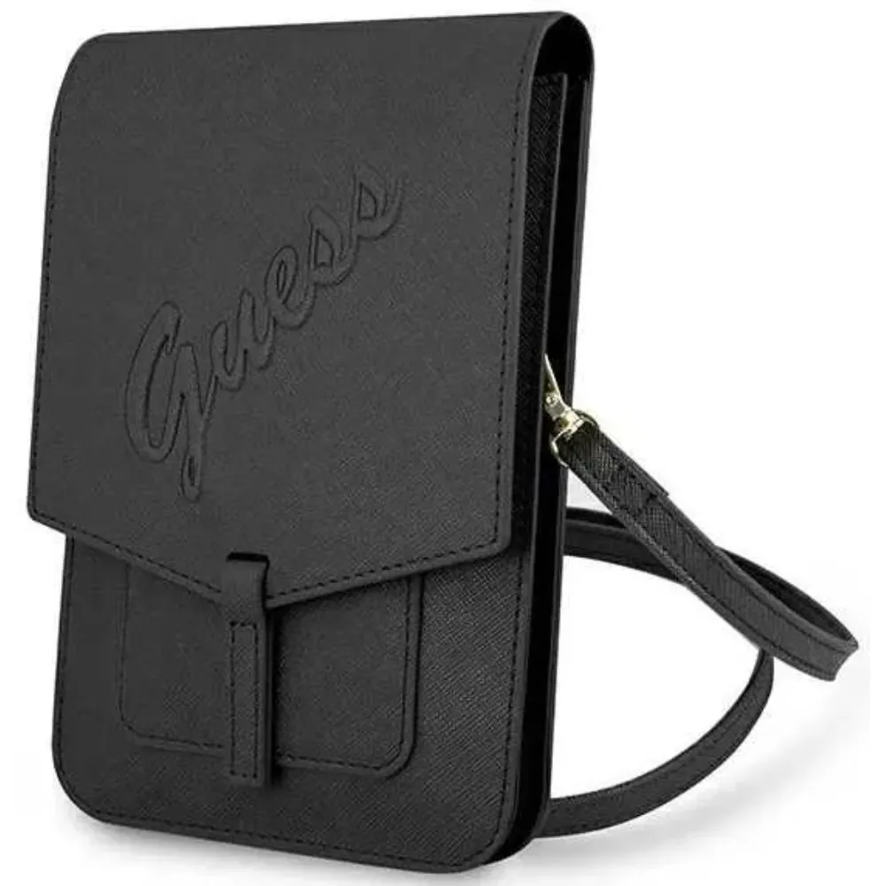 Guess Script Geldbörse - Schwarz