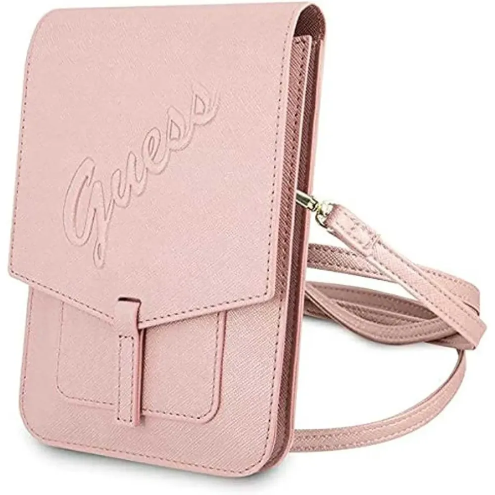 Guess Script Geldbörse - Rosa