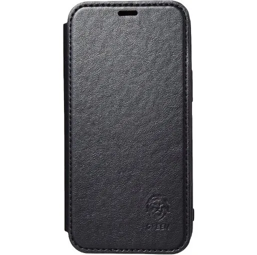 Green Lion Folio Booktype Leather Case for iPhone 12 5.4 Zoll