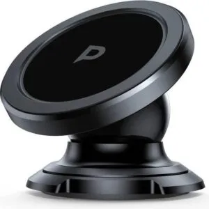 Powerology Heavy Duty Magnetic Car Mount 360 Rotatable with 3M Metal Plates