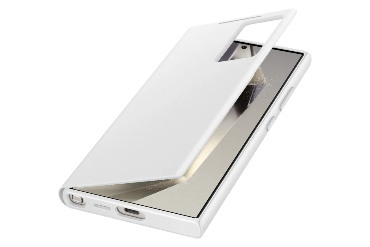 Samsung S24 Ultra Smart View Case - White
