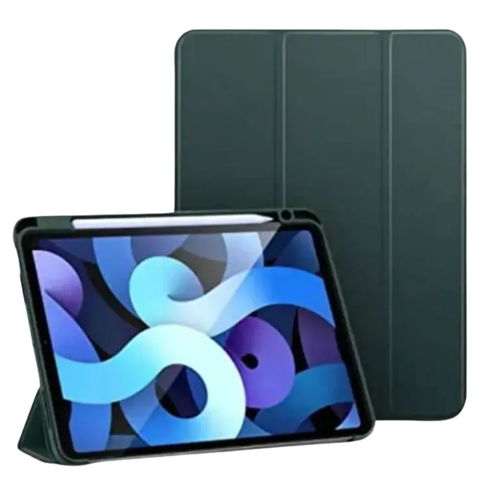Green Lion Premium Lederhülle für Apple iPad (2019) – Grün