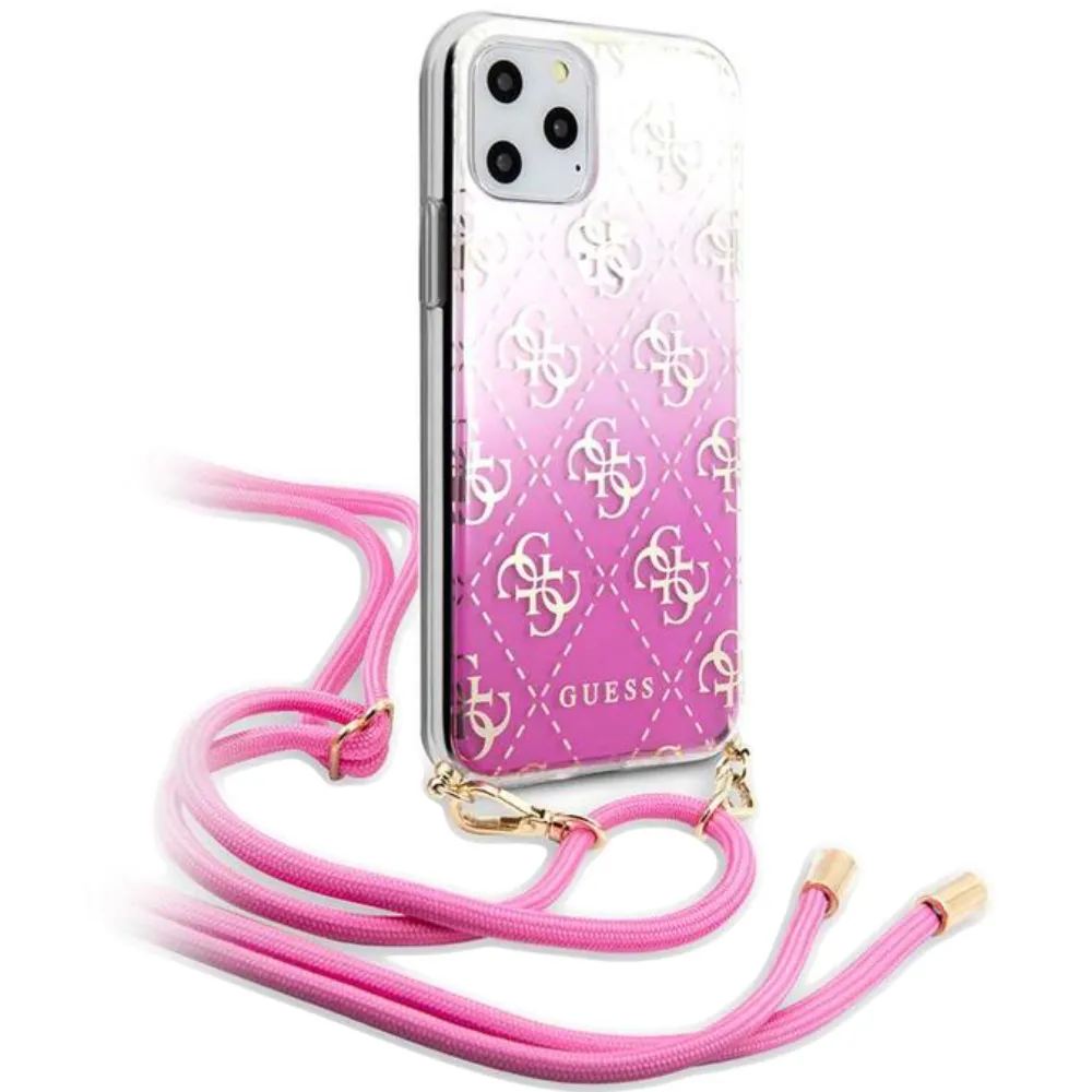 Guess Galvanisiertes Hardcase für Apple iPhone 11 Pro - Rosa