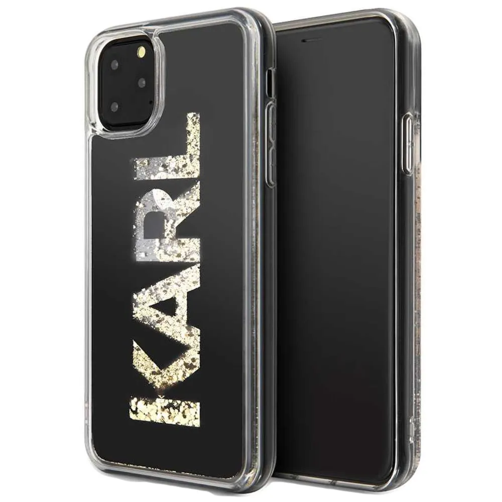 Karl Lagerfeld iPhone 11 Pro Max Backcover - Glitzer Gold Karl Lagerfeld iPhone 11 Pro Max Backcover - Glitzer Gold