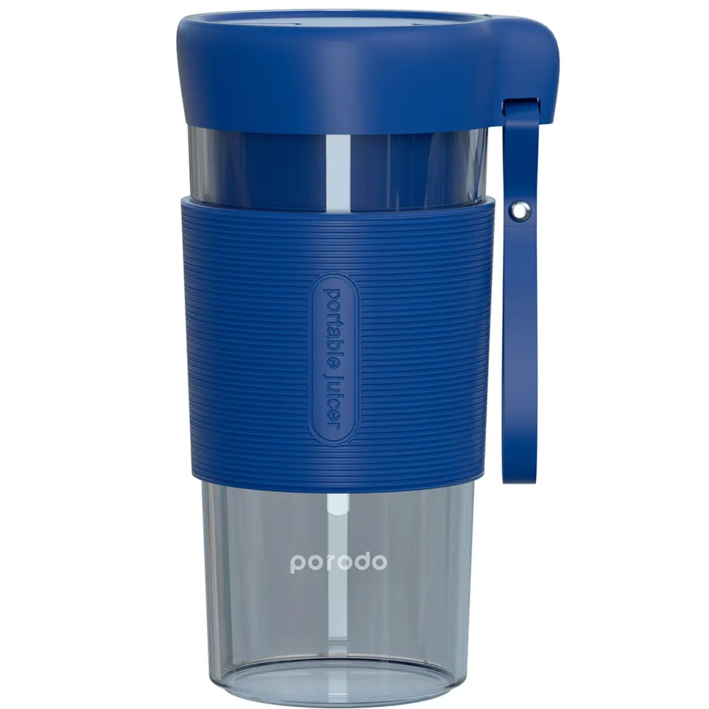Porodo Tragbarer Entsafter 350 ml 50 W - Blau Porodo Tragbarer Entsafter 350 ml 50 W - Blau