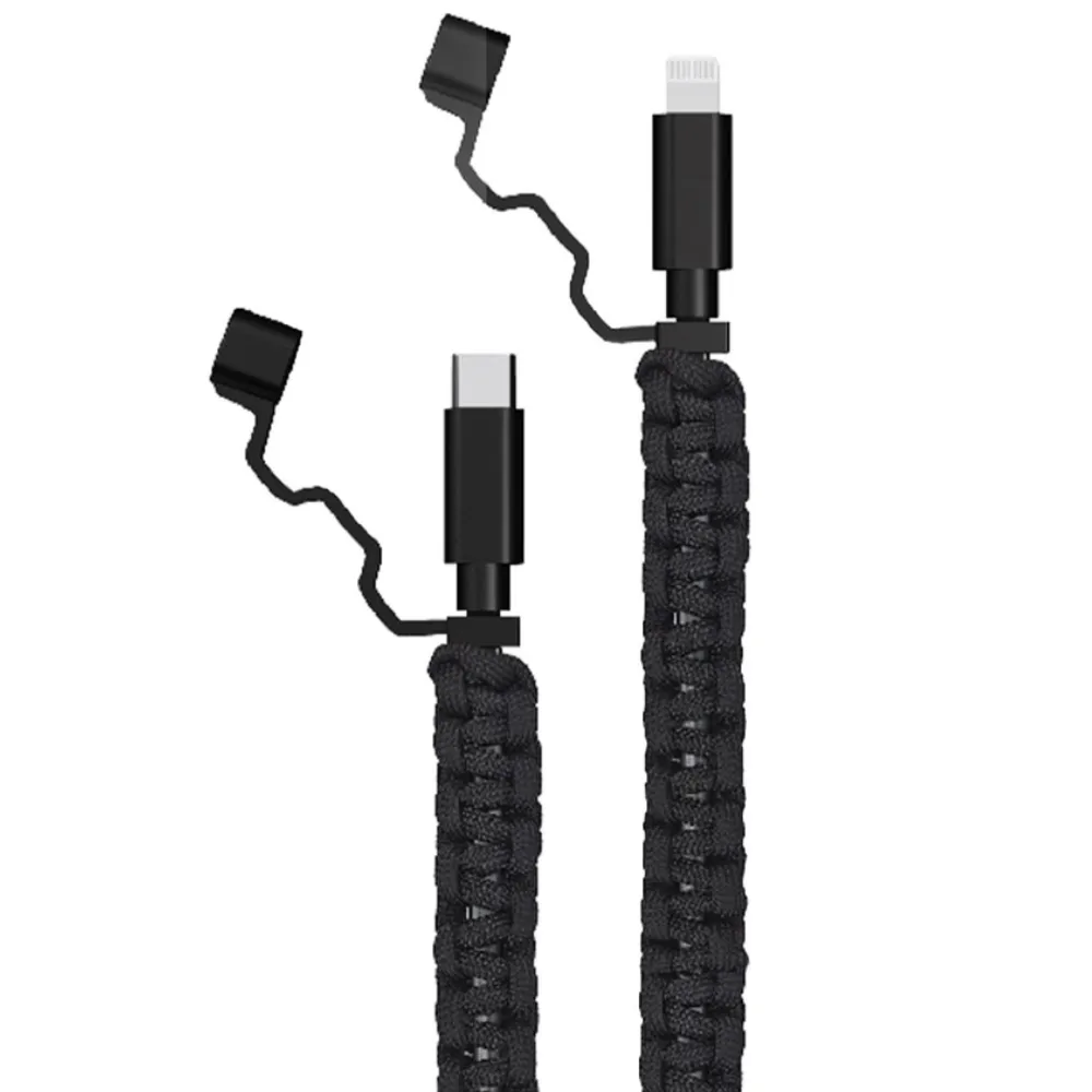 Green Lion Non MFi Typ-C auf Lightning 1m - Schwarz