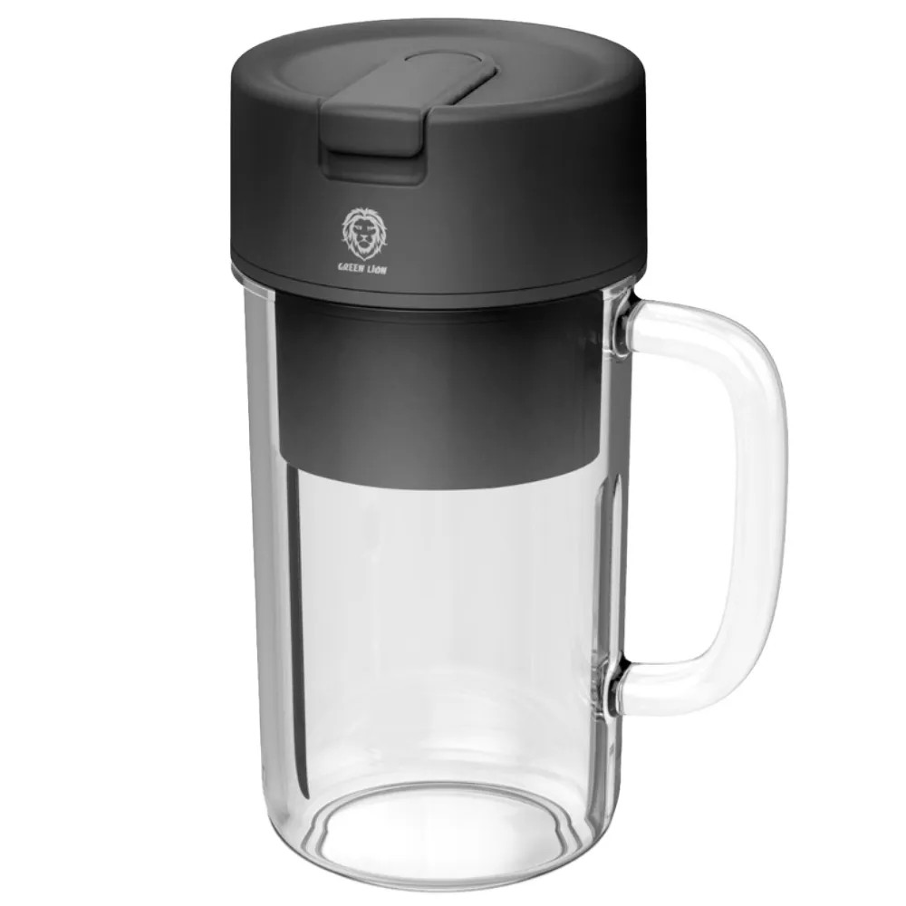 Green Lion Tragbarer Mixerbecher 320ml - Schwarz