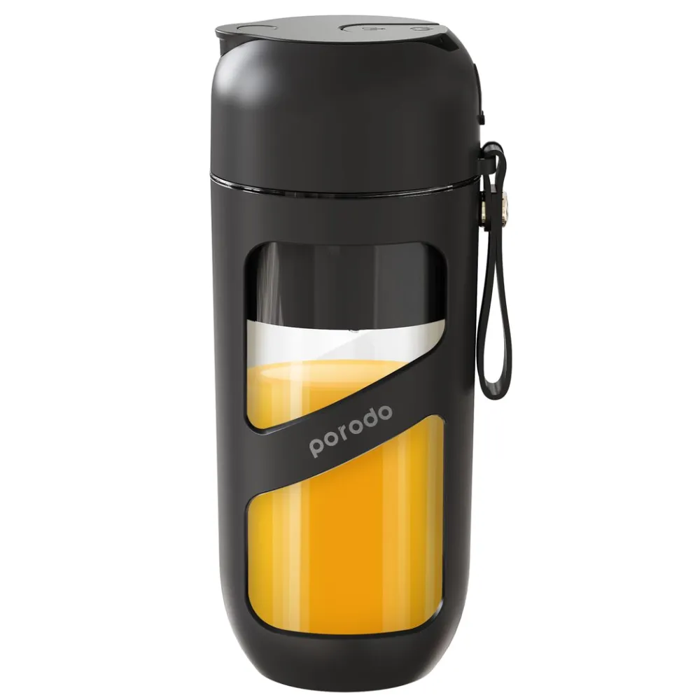 Porodo Vacuum Tragbarer Entsafter 380ml - Schwarz