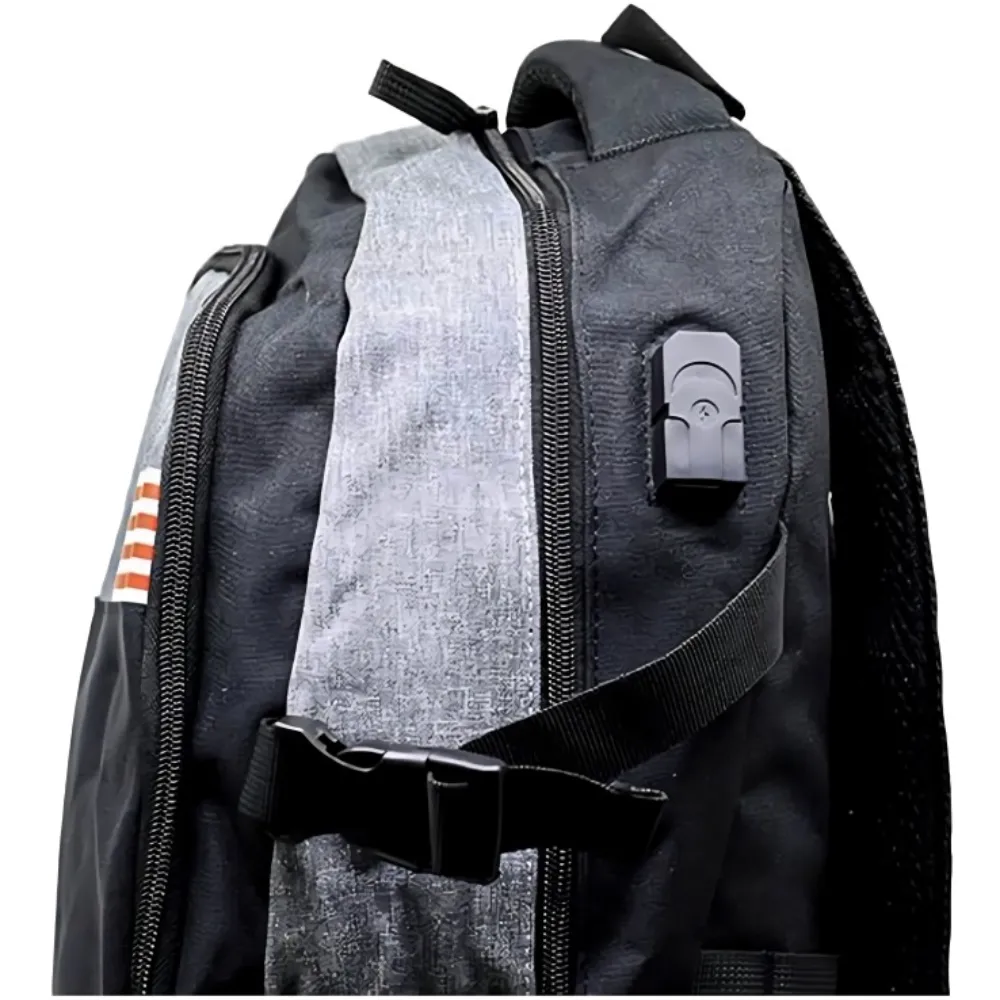 Nasa Oxford Laptop-Rucksack 31X15X46cm - Schwarz Nasa Oxford Laptop-Rucksack 31X15X46cm - Schwarz