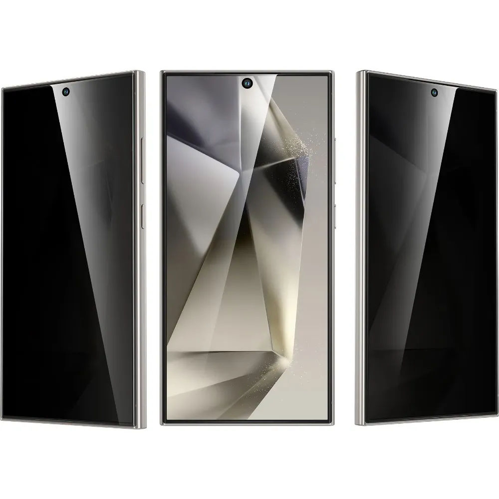 Green Lion Privacy Sichtschutzglas für Samsung Galaxy S24 Ultra - Schwarz