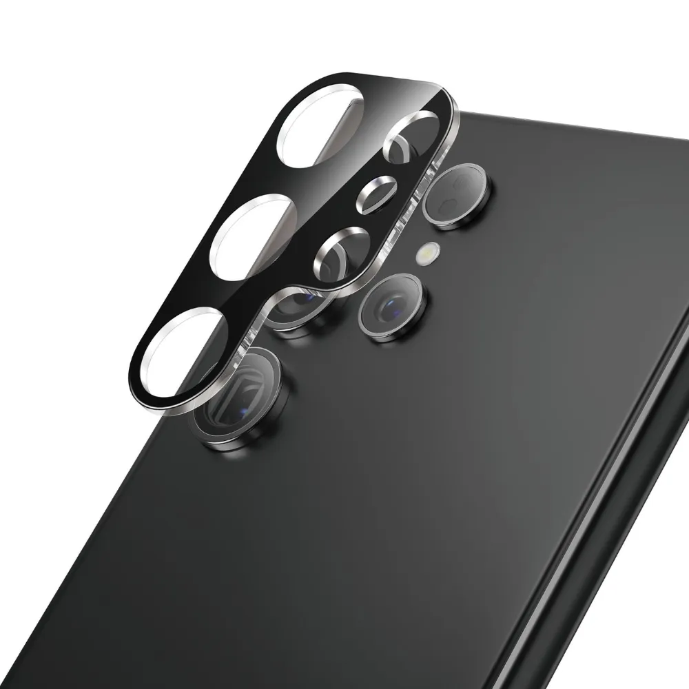 Green Lion Samsung Galaxy S24 Ultra Kamera Panzerglasivschutz - Transparent