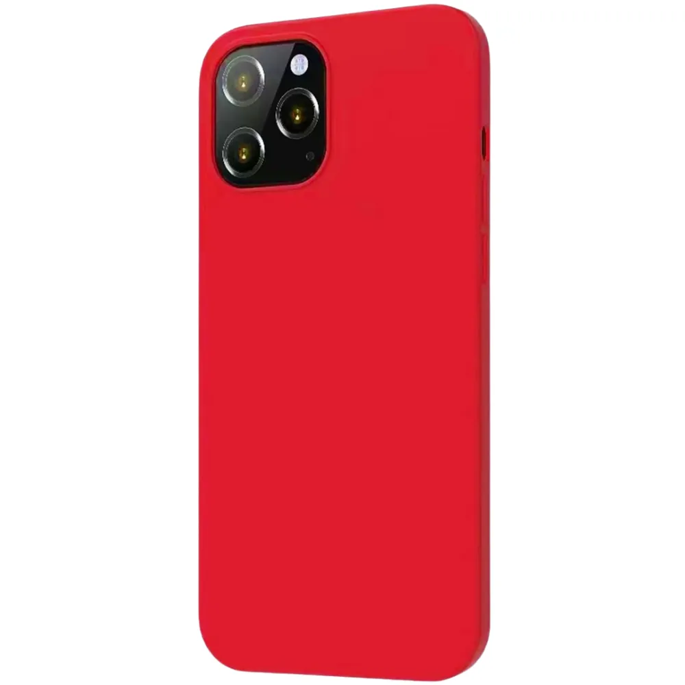 Green Lion Liquor Silikonhülle für Apple iPhone 12 Pro Max – Rot