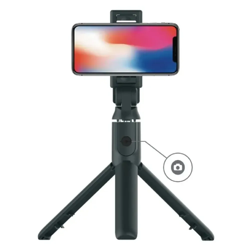 Porodo Bluetooth Selfie Stick mit Stativ - Schwarz