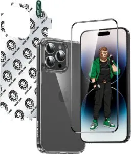 Green Lion 4 in 1 Defender Pack for iPhone 15 Pro Max