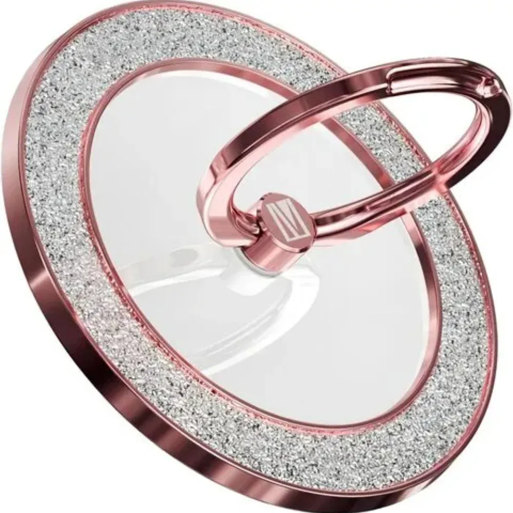 Levelo Nova Glitzernder Magsafe Ringhalter - Roségold
