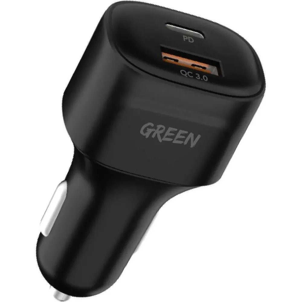 Green Lion Dual Port Autoladegerät 20W - Schwarz