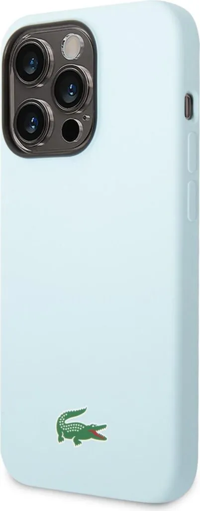 Lacoste HC Magsafe Silicone Croc Logo for iPhone 15 Pro -Blue