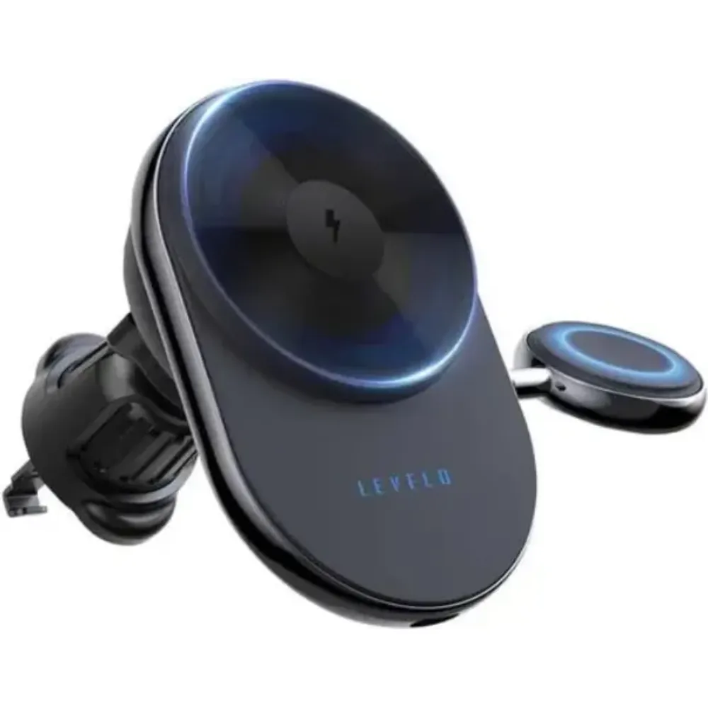 Levelo Siena 2 in 1 Kabelloses Autoladegerät - Schwarz