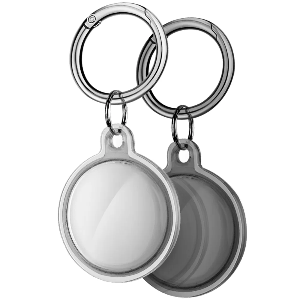 Viva Madrid Claro Bundle Silikonhülle für AirTag - Schwarz & Transparent