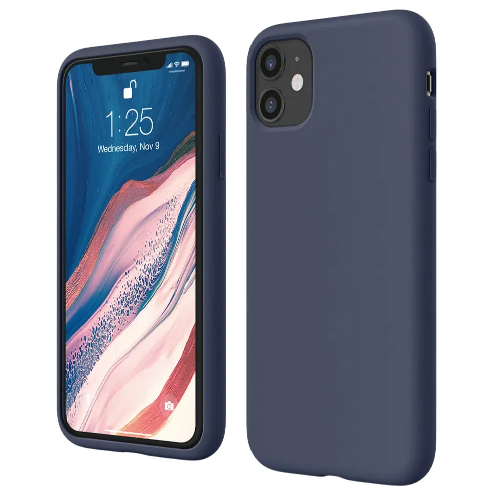 Liquor Silikonhülle für Apple iPhone 12 5.4 – Blau Liquor Silikonhülle für Apple iPhone 12 5.4 – Blau