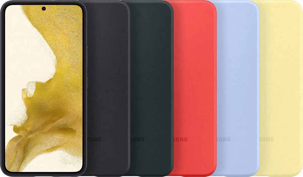 Samsung S22 Plus Silicone Cover Black