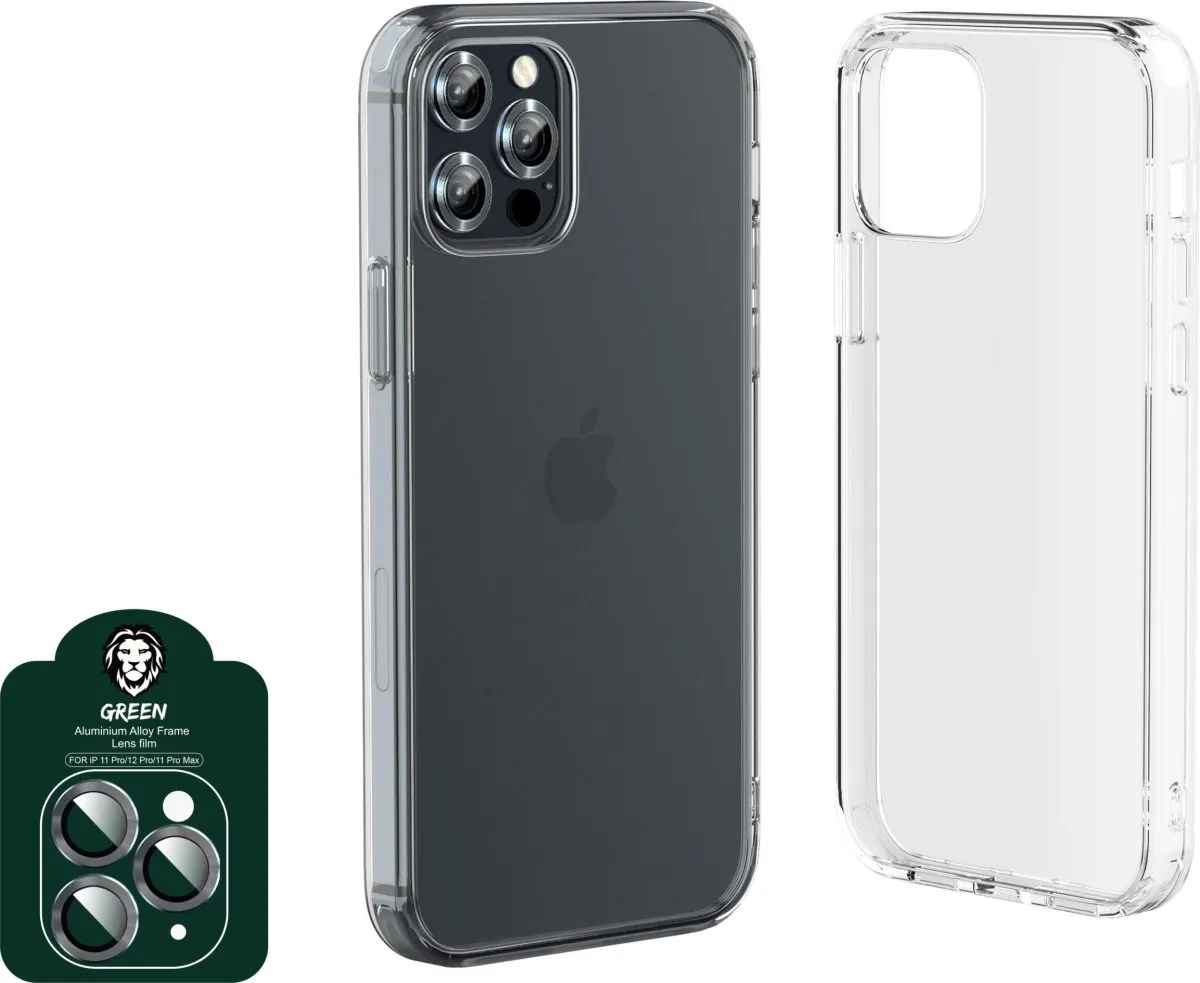 4 in 1 360 Protection Pack for iPhone 12 Pro Max 6.7 - Black